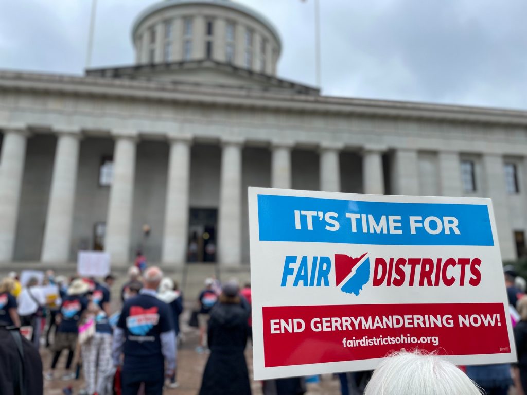 Fair Districts rally at Ohio Statehouse LWV Licking