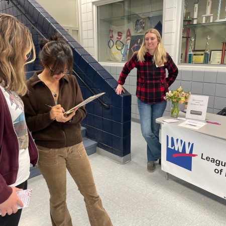 LWV Voter Registration at local High School