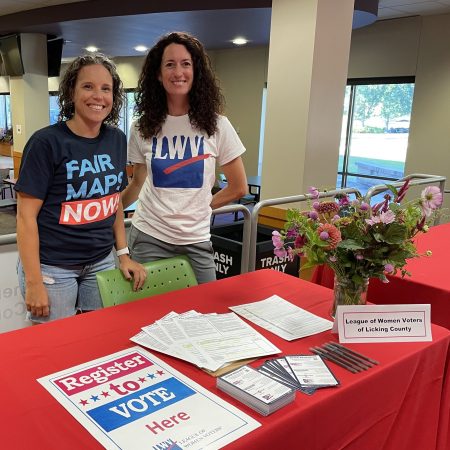 voter registration table